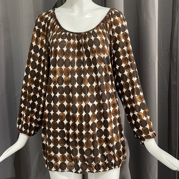 MICHAEL Michael Kors Tops - Michael Kors  Brown & White Top